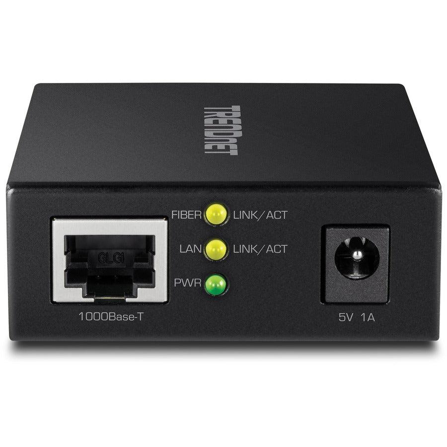 Trendnet Tfc-Gsfp Network Media Converter 2000 Mbit/S Multi-Mode, Single-Mode Black