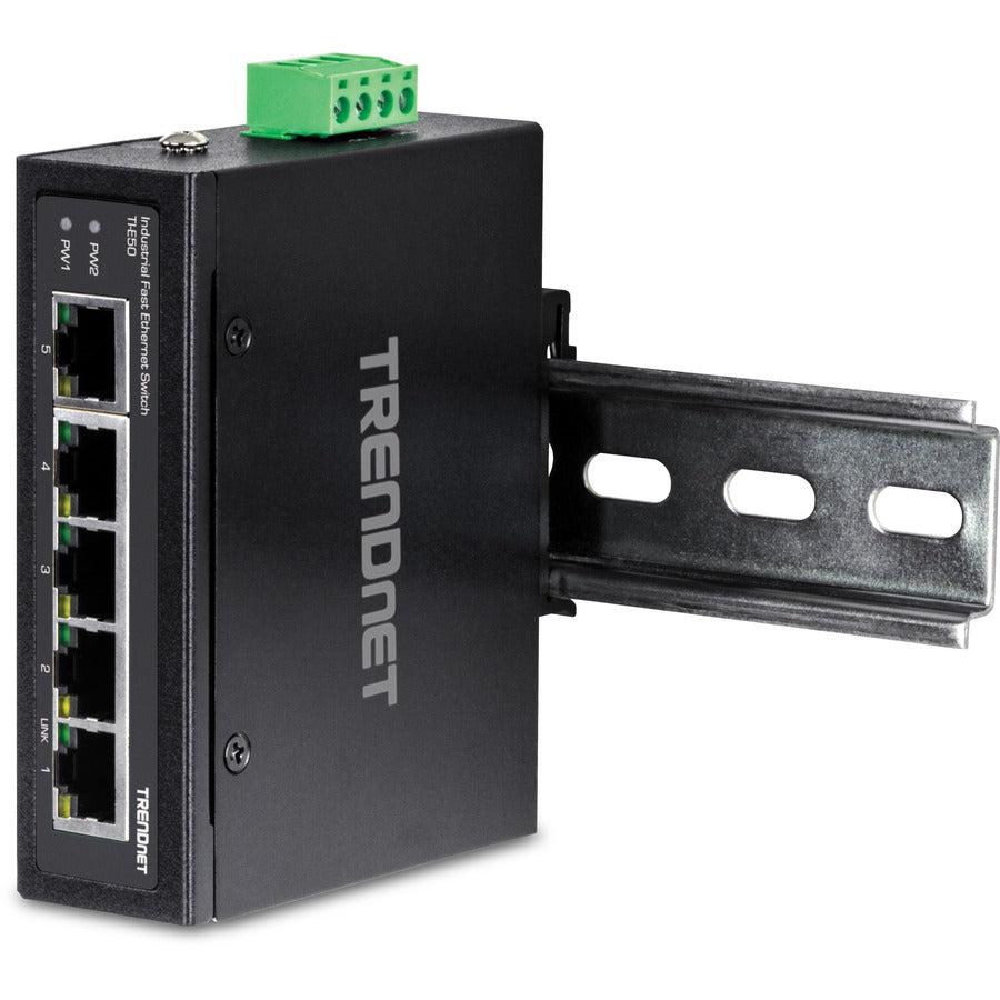 Trendnet Ti-E50 Network Switch Fast Ethernet (10/100) Black