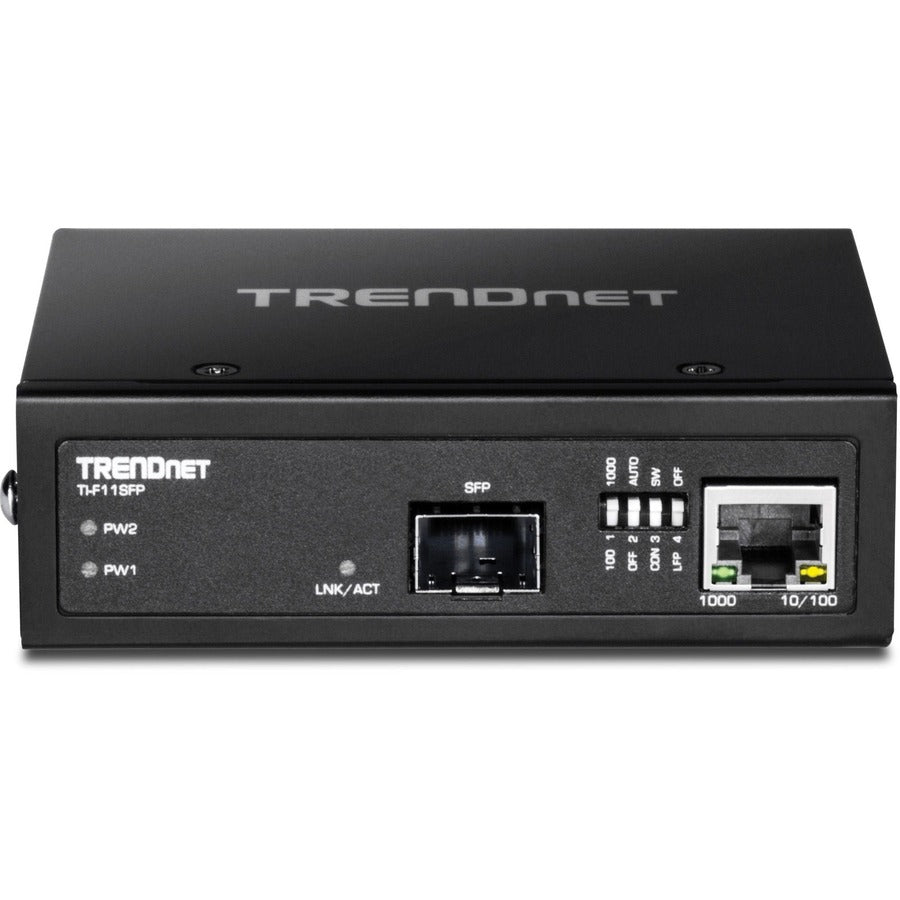 Trendnet Ti-F11Sfp Network Media Converter 1000 Mbit/S Black