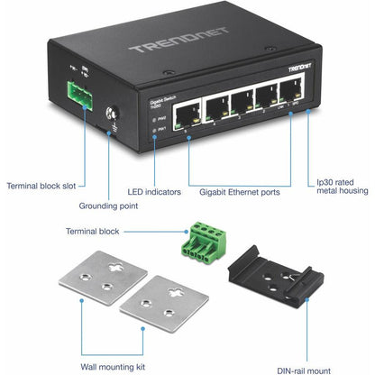 Trendnet Ti-G50 Network Switch Gigabit Ethernet (10/100/1000)