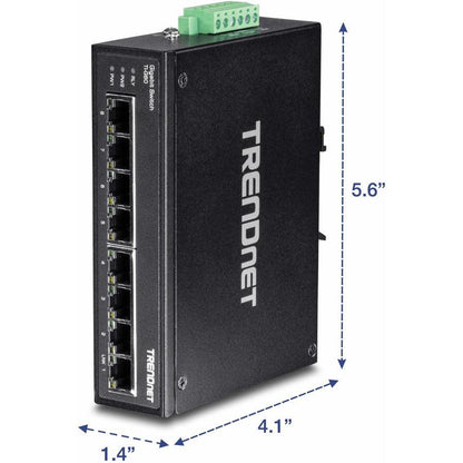 Trendnet Ti-G80 Network Switch Unmanaged L2 Gigabit Ethernet (10/100/1000) Black