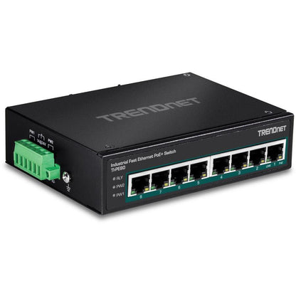 Trendnet Ti-Pe80 Network Switch Fast Ethernet (10/100) Power Over Ethernet (Poe) Black