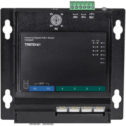 Trendnet Ti-Pg62F Network Switch Gigabit Ethernet (10/100/1000) Power Over Ethernet (Poe) Black