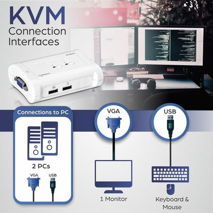 Trendnet Tk-207K Kvm Switch Blue