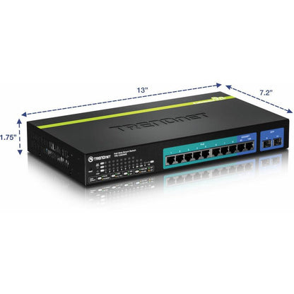 Trendnet Tpe-1020Ws Network Switch Managed L2 Gigabit Ethernet (10/100/1000) Power Over Ethernet (Poe) 1U Black