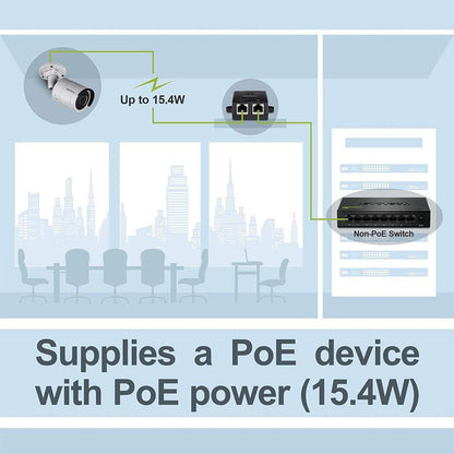 Trendnet Tpe-113Gi Poe Adapter Gigabit Ethernet 48 V