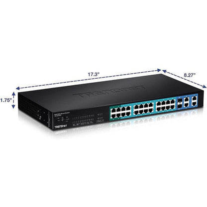 Trendnet Tpe-224Ws, 28-Port Gigabit Web Smart Poe Switch Unmanaged Power Over Ethernet (Poe)