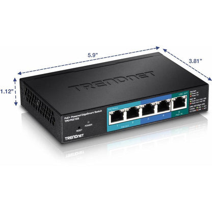 Trendnet Tpe-P521Es Network Switch Managed Gigabit Ethernet (10/100/1000) Power Over Ethernet (Poe) Black