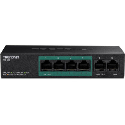 Trendnet Tpe-S50 Network Switch Unmanaged L2 Fast Ethernet (10/100) Power Over Ethernet (Poe) Black