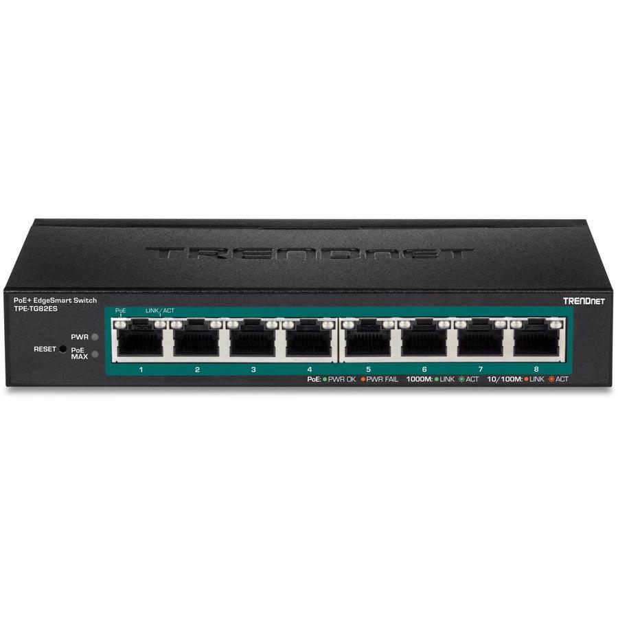 Trendnet Tpe-Tg82Es Network Switch Managed Gigabit Ethernet (10/100/1000) Black