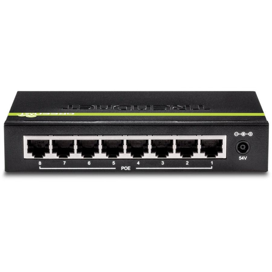 Trendnet Tpe-Tg82G Network Switch Gigabit Ethernet (10/100/1000) Power Over Ethernet (Poe) Black