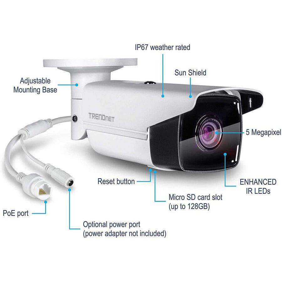Trendnet Tv-Ip1313Pi Security Camera Ip Security Camera Indoor & Outdoor Bullet 2944 X 1656 Pixels Ceiling/Wall