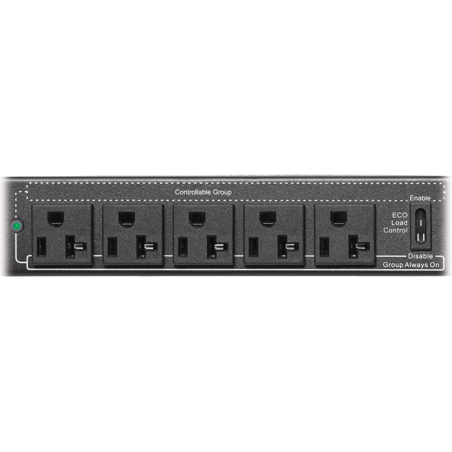 Tripp Lite 100-125V 16A Single-Phase Hot-Swap Pdu With Manual Bypass - 6 Nema 5-20R Outlets, 2 5-20P Inputs, 1U Rack/Wall