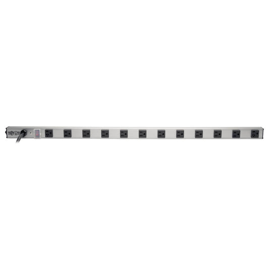 Tripp Lite 12-Outlet (10-15A & 2-20A) Vertical Power Strip, 120V, 20A, 15-Ft. Cord, 5-20P, 36 In.
