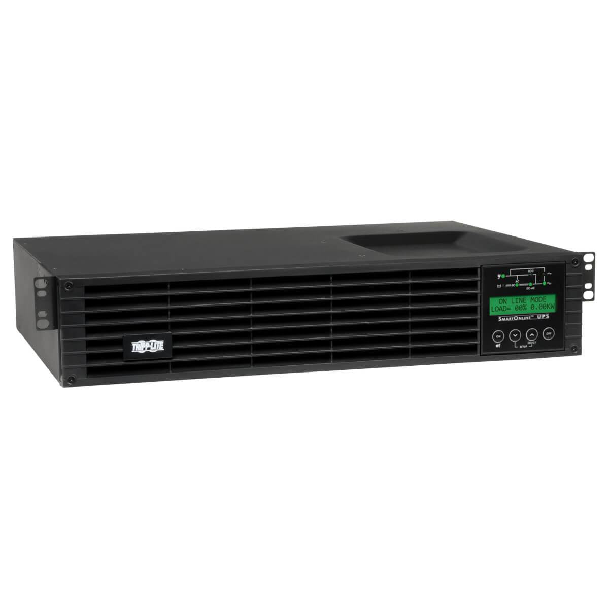 Tripp Lite 120V 750Va 675W Double-Conversion Ups - 6 Outlets, Extended Run, Webcardlx, Lcd, Usb, Db9, 2U Rack/Tower