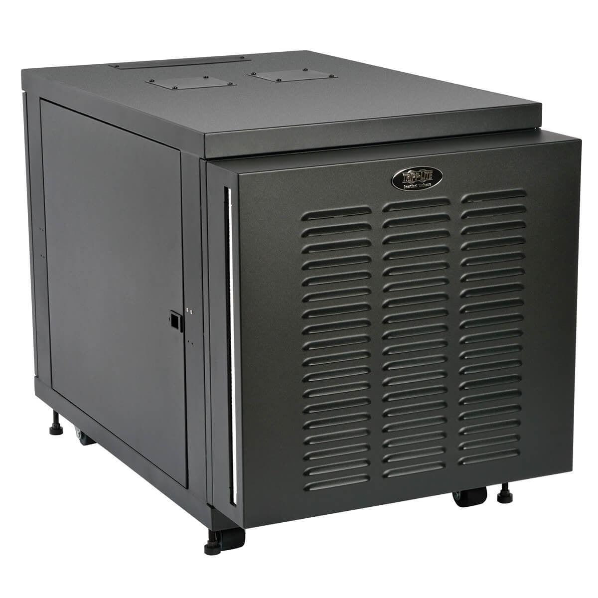 Tripp Lite 12U Smartrack Industrial Floor Standard-Depth Rack Enclosure Cabinet Includes Doors And Side Panels