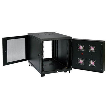 Tripp Lite 12U Smartrack Industrial Floor Standard-Depth Rack Enclosure Cabinet Includes Doors And Side Panels