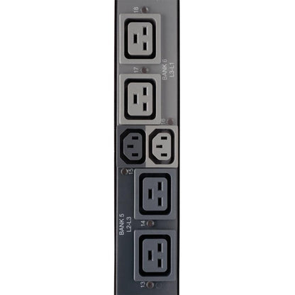 Tripp Lite 14.4Kw 3-Phase Switched Pdu - 6 C13 & 12 C19 Outlets, Hubbell 50A Cs8365C, 0U, Outlet Monitoring, Taa