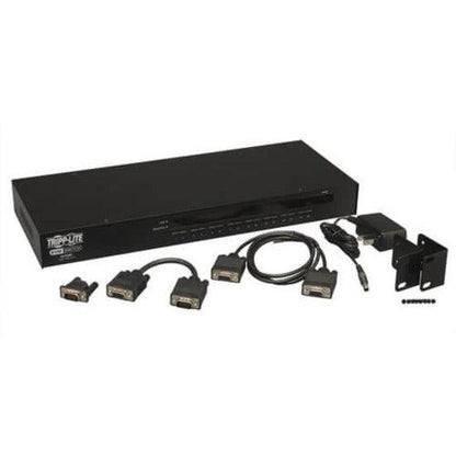 Tripp Lite 16-Port 1U Rack-Mount Usb/Ps2 Kvm Switch With On-Screen Display