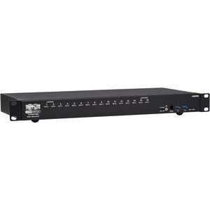 Tripp Lite 16-Port 4K Hdmi/Usb Kvm Switch - 4K 60 Hz Video/Audio, Usb Peripheral Sharing, 1U Rack-Mount