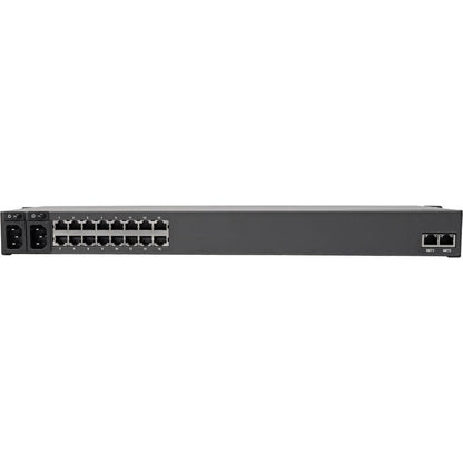 Tripp Lite 16-Port Console Server, Usb Ports (2) - Dual Gbe Nic, 4 Gb Flash, Desktop/1U Rack, Taa