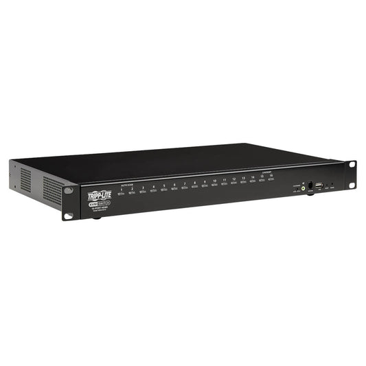 Tripp Lite 16-Port Hdmi/Usb Kvm Switch With Audio/Video And Usb Peripheral Sharing, 1U Rack-Mount