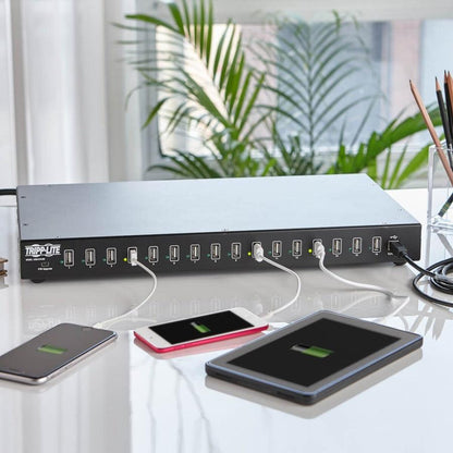 Tripp Lite 16-Port Usb Charging Station With Syncing Function - 5V 40A / 200W Usb Charger Output