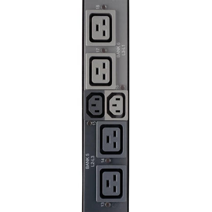 Tripp Lite 16.2Kw 3-Phase Switched Pdu - 6 C13 & 12 C19 Outlets, Iec 309 60A Blue, 0U, Outlet Monitoring, Taa