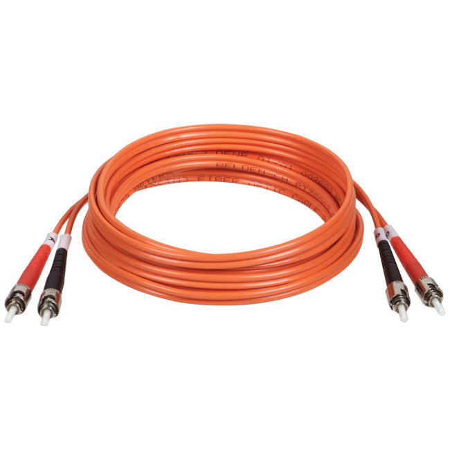 Tripp Lite 18M Duplex Multimode 62.5/125 Fiber Optic Patch Cable St/St 60' 60Ft 18 Meter