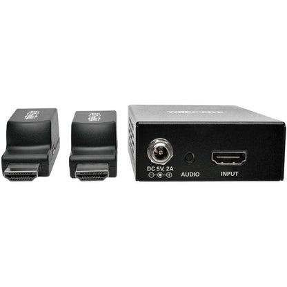 Tripp Lite 2-Port Hdmi Over Cat5/Cat6 Extender Kit, Power Over Cable, Box-Style Transmitter, 2 Mini Receivers, 1080P @ 60 Hz, Taa
