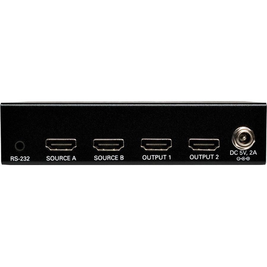 Tripp Lite 2 X 2 Hdmi Matrix Switch For Video And Audio, 1920 X 1200 At 60Hz / 1080P (Hdmi 2Xf/2Xf)