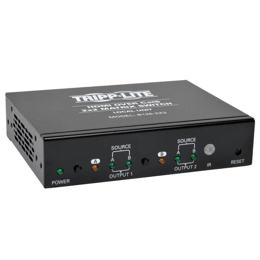 Tripp Lite 2 X 2 Hdmi Over Cat5 / Cat6 Matrix Splitter Switch, Box-Style Transmitter, Video And Audio, 1080P @ 60 Hz, Up To 53.34 M (175-Ft.)