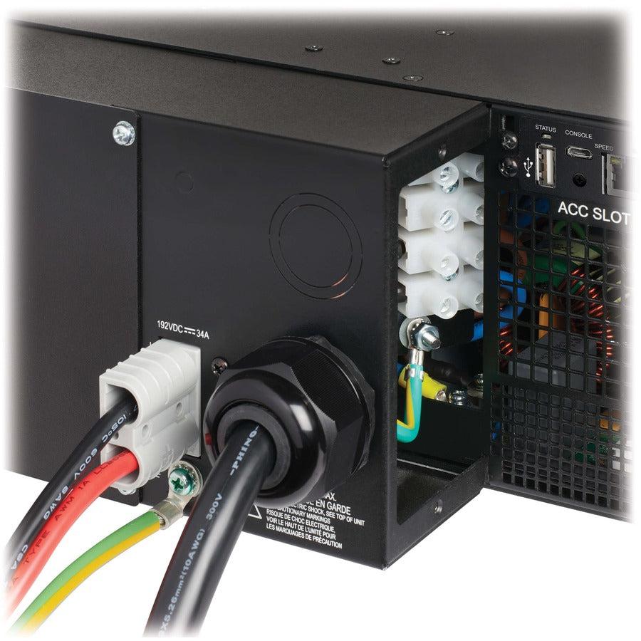 Tripp Lite 208/240V 5000Va 5000W On-Line Ups, Unity Power Factor, Hardwire/L6-30P Input, 3U