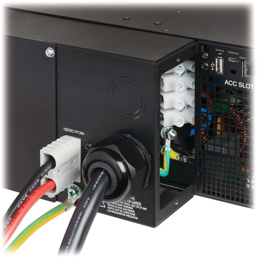 Tripp Lite 208/240V 6000Va 6000W On-Line Ups, Unity Power Factor, Hardwire/L6-30P Input, 3U