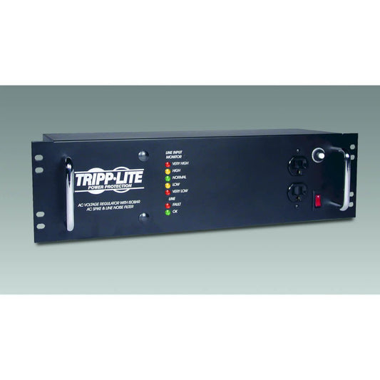 Tripp Lite 2400W 120V Power Conditioner With Automatic Voltage Regulation, 3U Rack-Mount, Ac Surge Protection