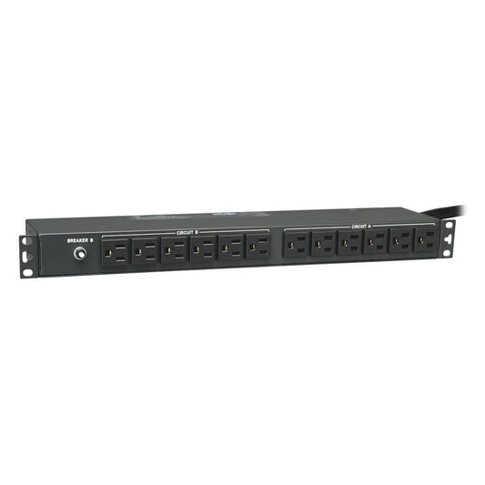Tripp Lite 2.9Kw Single-Phase Basic Pdu, 120V Outlets (24 5-15R), L5-30P, 15Ft Cord, 1U Rack-Mount