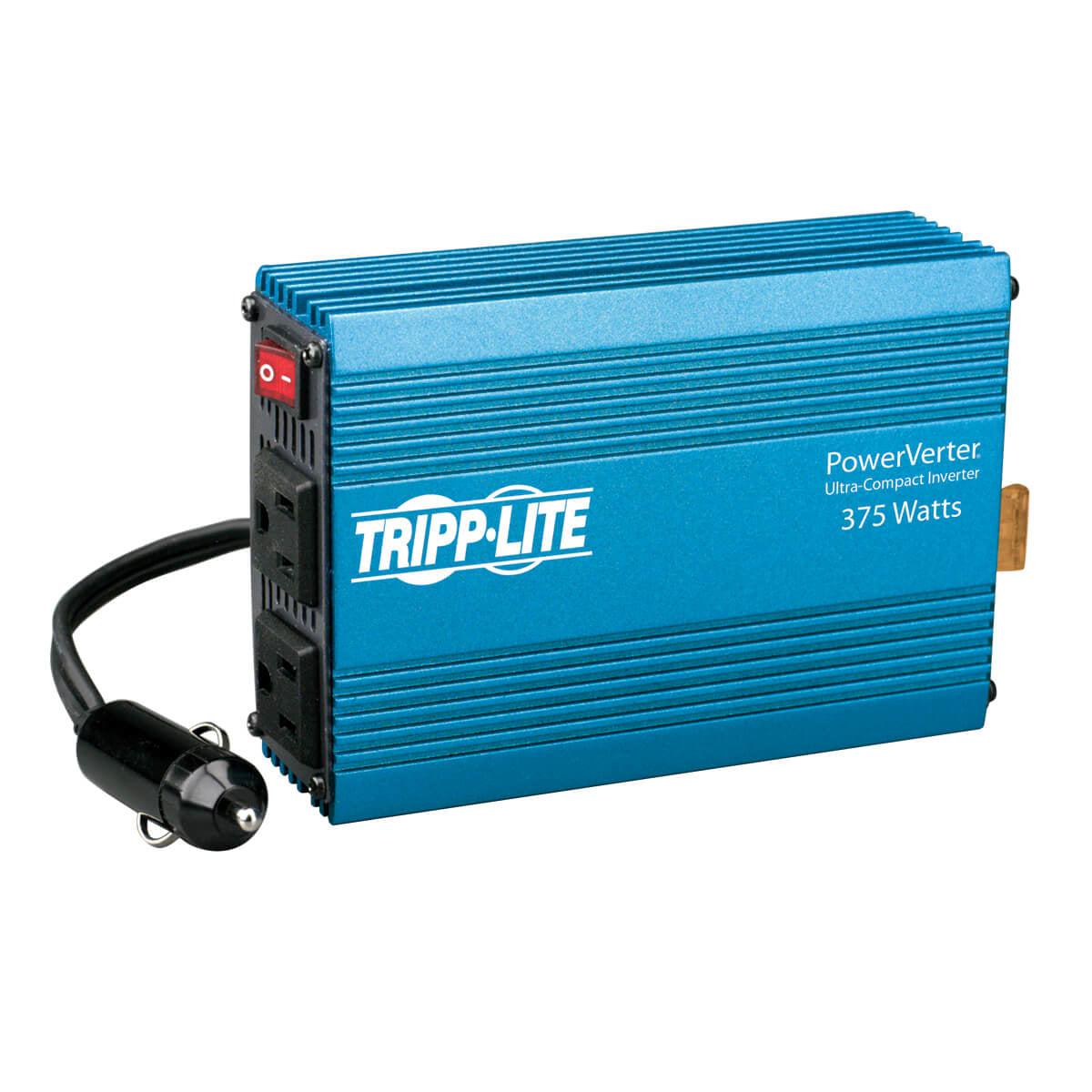 Tripp Lite 375W Powerverter Ultra-Compact Car Inverter With 2 Outlets