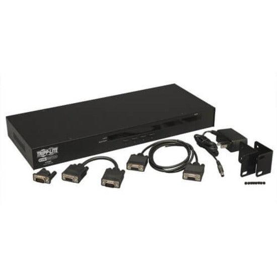 Tripp Lite 4-Port 1U Rack-Mount Usb/Ps2 Kvm Switch With On-Screen Display