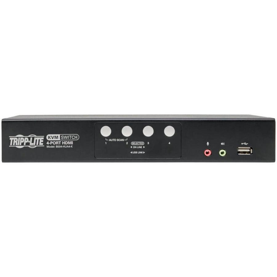 Tripp Lite 4-Port Hdmi/Usb Kvm Switch With Audio/Video And Usb Peripheral Sharing