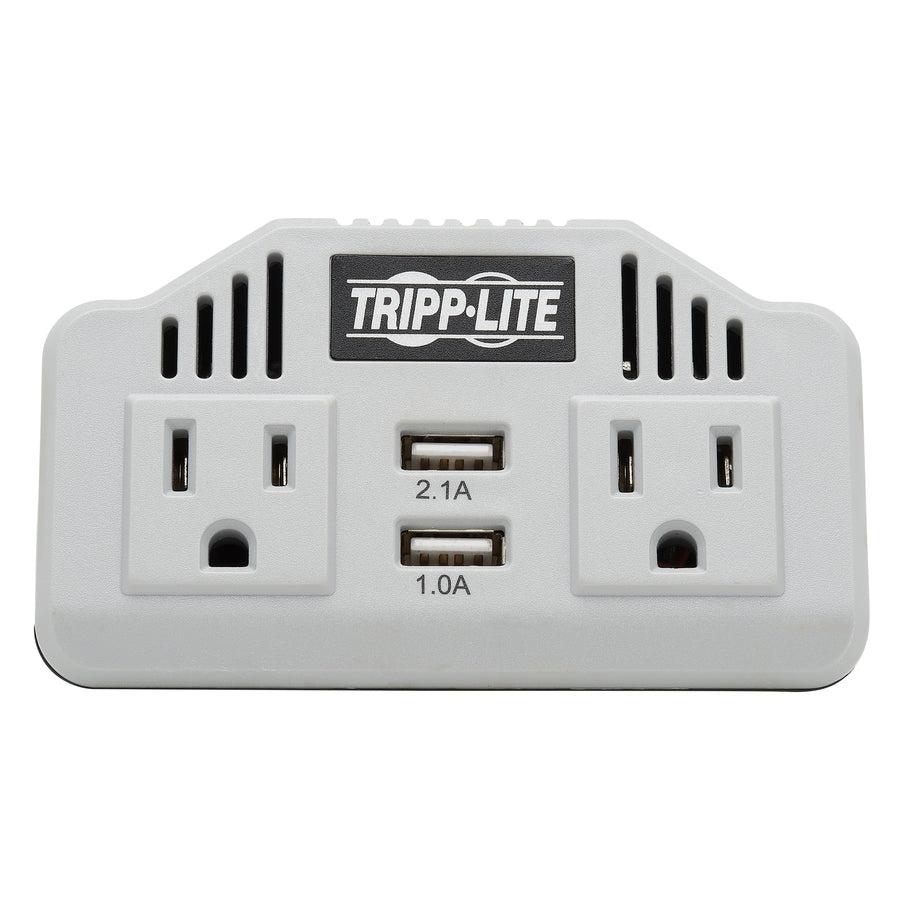 Tripp Lite 400W Powerverter Ultra-Compact Car Inverter With 2 Ac/2Usb - 3.1A/Battery Cables/Cigarette Ligther Adapter (Cla)