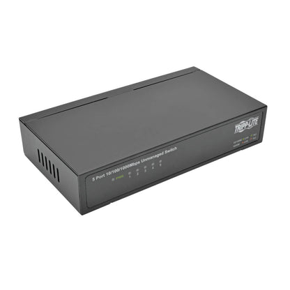 Tripp Lite 5-Port 10/100/1000 Mbps Desktop Gigabit Ethernet Unmanaged Switch, Metal Housing