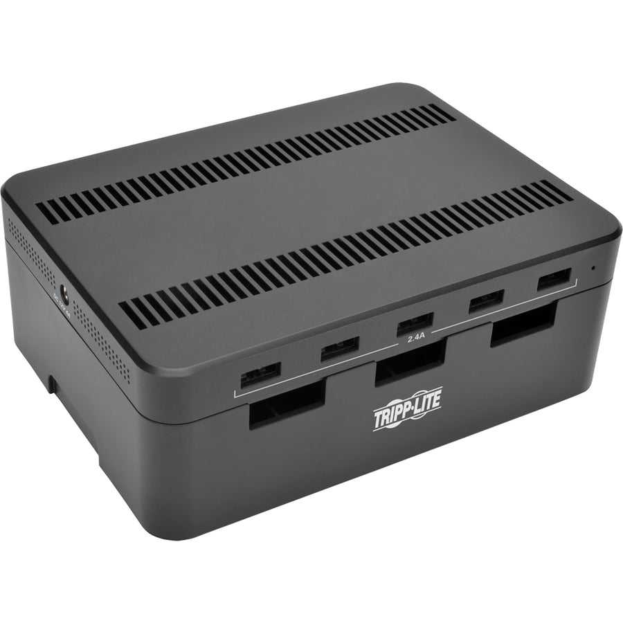 Tripp Lite 5-Port Usb Charging Station With Built-In Device Storage, 12V 4A (48W) Usb Charger Output