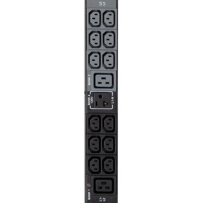 Tripp Lite 5.8Kw 3-Phase Pdu, Vertical, Monitored, 0U With 36 Iec C13, 6 C19, 3 5-15/20R Plug Sockets - L21-20P Input