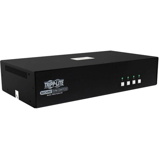 Tripp Lite B002-H2A4-N4 4-Port Dual-Monitor Niap Pp4.0-Certified Hdmi Kvm Switch