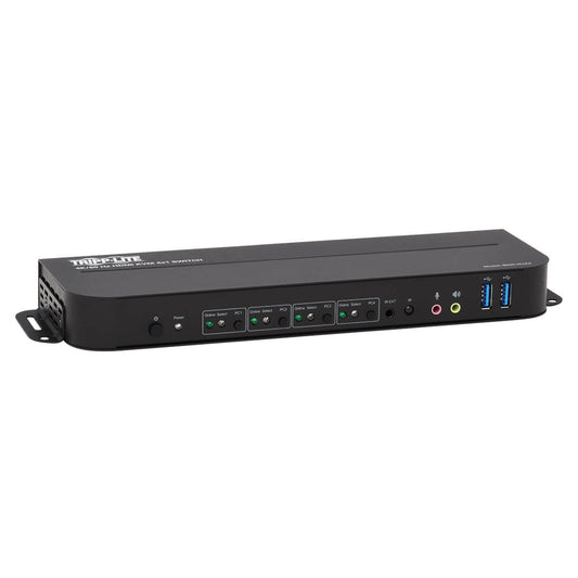 Tripp Lite B005-Hua4 4-Port Hdmi/Usb Kvm Switch - 4K 60 Hz, Hdr, Hdcp 2.2, Ir, Usb Sharing