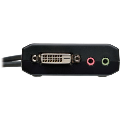 Tripp Lite B032-Dua2 2-Port Usb/Dvi Cable Kvm Switch With Audio, Cables And Usb Peripheral Sharing