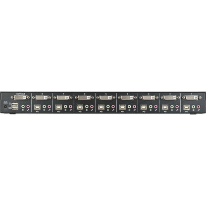 Tripp Lite B043-Dua8-Sl 8-Port 1U Rack-Mount Dvi / Usb Kvm Switch With Audio And 2-Port Usb Hub