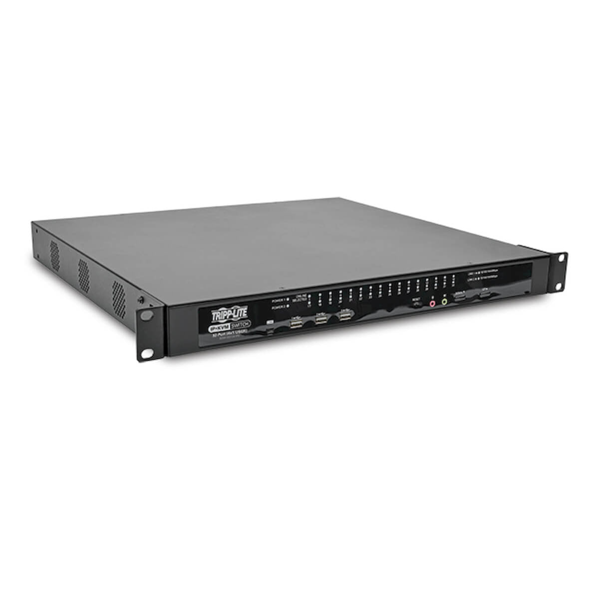 Tripp Lite B064-032-04-Ipg Netdirector 32-Port Cat5 Kvm Over Ip Switch - Virtual Media, 4 Remote + 1 Local User, 1U Rack-Mount, Taa