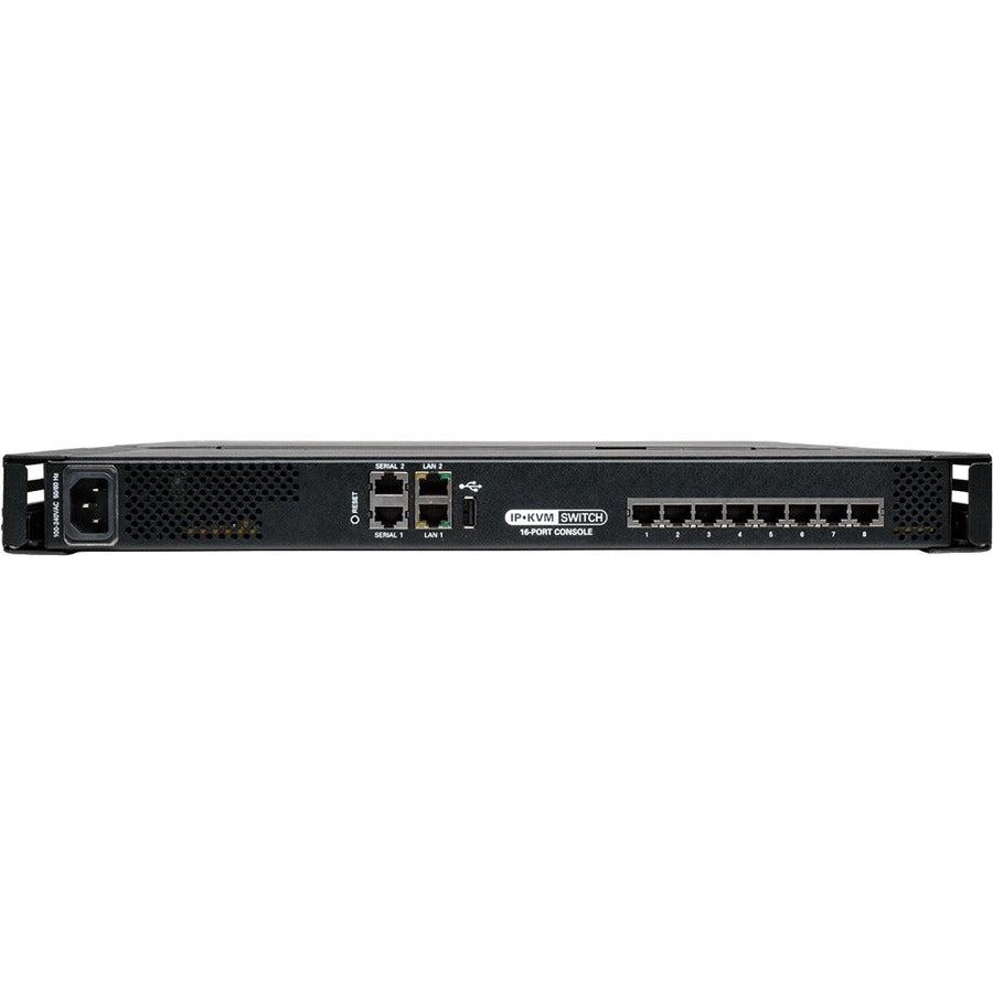 Tripp Lite B070-008-19-Ip Netcommander 8-Port Cat5 Kvm Over Ip Switch - 19 In. Lcd, 1 Remote + 1 Local User, 1U Rack-Mount