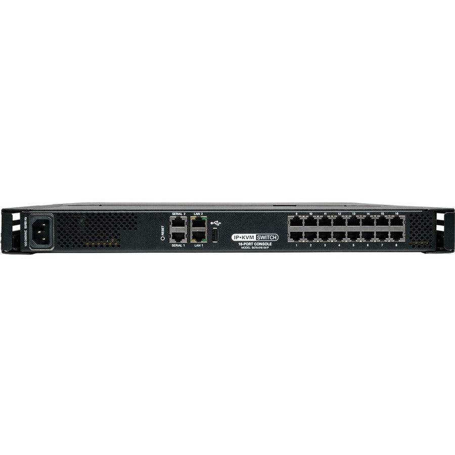 Tripp Lite B070-016-19-Ip Netcommander 16-Port Cat5 Kvm Over Ip Switch - 19 In. Lcd, 1 Remote + 1 Local User, 1U Rack-Mount